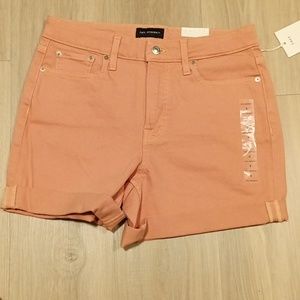 New ladies roll cuff shorts size 6